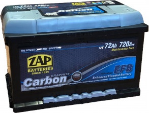 ZAP 75 Ah Carbon EFB akumuliatorius