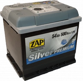 ZAP 54 Ah Silver Premium akumuliatorius