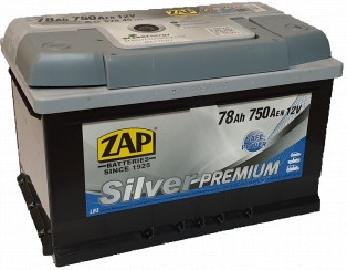ZAP 78 Ah Silver Premium akumuliatorius