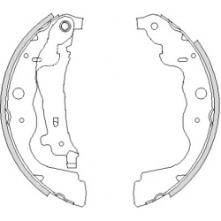 Stabdžių trinkelių komplektas (REMSA) 4237 00