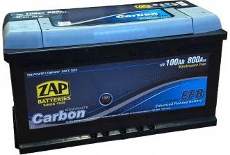 ZAP 100Ah Carbon EFB akumuliatorius