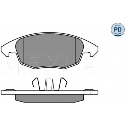 Stabdžių trinkelės CITROEN P. BERLINGO/C4/DS4 08- (MEYLE) 025 245 3818/PD