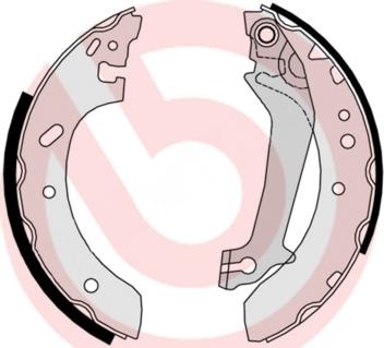 Stabdžių trinkelių komplektas (BREMBO) S24526