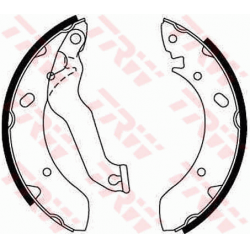 Stabdžių trinkelių komplektas (TRW) GS8569