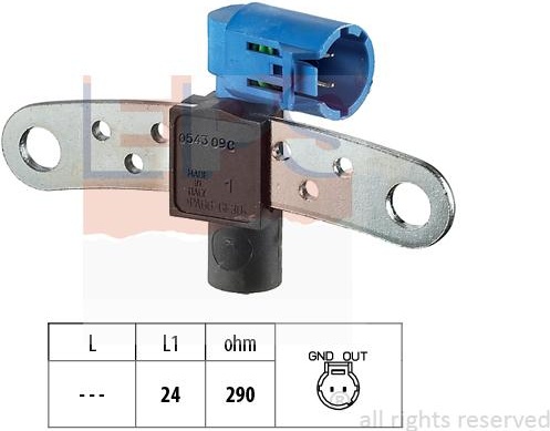 Jutiklis, alkūninio veleno RENAULT (EPS) 1.953.543