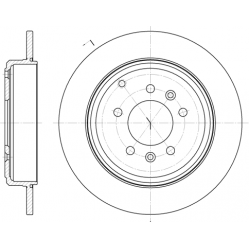 Stabdžių diskas (REMSA) 6692 00