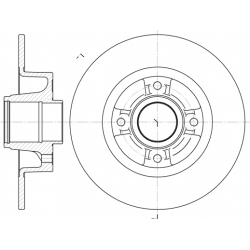 Stabdžių diskas (REMSA) 6750 00