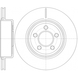 Stabdžių diskas (REMSA) 61270 10