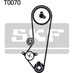 Vandens siurblio ir paskirstymo diržo komplektas (SKF) VKMC 04202