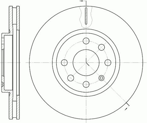 Stabdžių diskas (REMSA) 6611 10