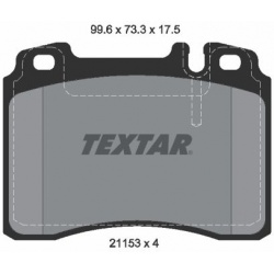 Stabdžių kaladėlės (TEXTAR) 2115307