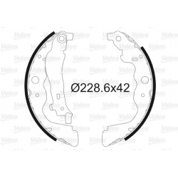 Stabdžių trinkelių komplektas (VALEO) 564104