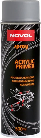 Aerozol.akril.grun.0.5L pilkas ACRYL PRIMER (NOVOL) 37412