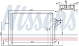 Kondicionieriaus radiatorius Ford C-MAX 10- (NISSENS) 940183