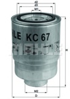 Kuro filtras (MAHLE ORIGINAL) KC 67
