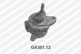 Įtempiklio skriemulys, v formos rumbuotas diržas (SNR) GA351.12