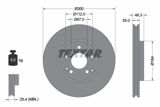 Stabdžių diskas (TEXTAR) 92106005
