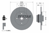 Stabdžių diskas RENAULT T. CLIO 01- (TEXTAR) 92154003