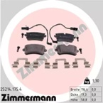 Stabdžių trinkelių rinkinys, diskinis stabdys (ZIMMERMANN) 25214.175.4