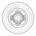 Stabdžių diskas (A.B.S.) 16151
