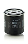 Alyvos filtras MANN-FILTER W712/75