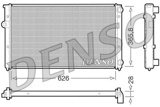 Radiatorius, variklio aušinimas (DENSO) DRM32027