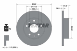 Stabdžių diskas (TEXTAR) 92102900