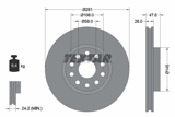 Stabdžių diskas (TEXTAR) 92093900