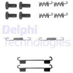 Rankinio stabdžio kaladėlių montavimo komplektas (DELPHI) LY1104