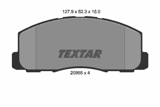 Stabdžių kaladėlės (TEXTAR) 2095501