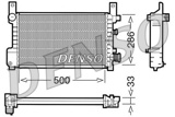 Radiatorius, variklio aušinimas (DENSO) DRM10037