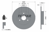 Stabdžių diskas (TEXTAR) 92097603