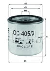 Alyvos filtras (MAHLE ORIGINAL) OC 405/3