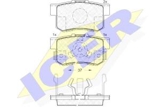 Stabdžių trinkelės Honda CR-V /FR-V 05> GAL (ICER) 181718