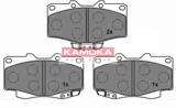 Stabdžių trinkelių rinkinys, diskinis stabdys (KAMOKA) JQ1013704