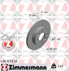 Stabdžių diskas (ZIMMERMANN) 470.1079.20