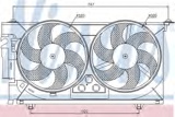 Radiatoriaus ventiliatorius (NISSENS) 85083