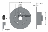 Stabdžių diskas (TEXTAR) 92057200