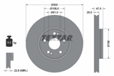 Stabdžių diskas (TEXTAR) 92119003