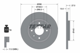 Stabdžių diskas (TEXTAR) 92089103