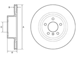 Stabdžių diskas (DELPHI) BG4644C