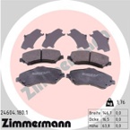 Stabdžių trinkelių rinkinys, diskinis stabdys (ZIMMERMANN) 24604.180.1