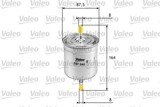 Drivstoffilter (VALEO) 587040