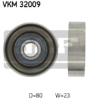 Kreipiantysis skriemulys, V formos rumbuotas diržas (SKF) VKM 32009