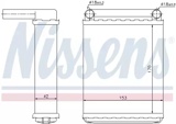 Pečiukas MB Sprinter 95- (170x153) (NISSENS) 72038