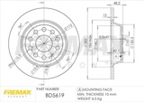 Stabdžių diskas (FREMAX) BD-5619