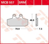 Stabdžių trinkelių rinkinys, diskinis stabdys (TRW) MCB557