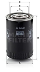 Alyvos filtras (MANN-FILTER) W 940/21