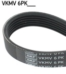 V formos rumbuoti diržai (SKF) VKMV 6PK1250