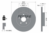 Stabdžių diskas (TEXTAR) 92093500